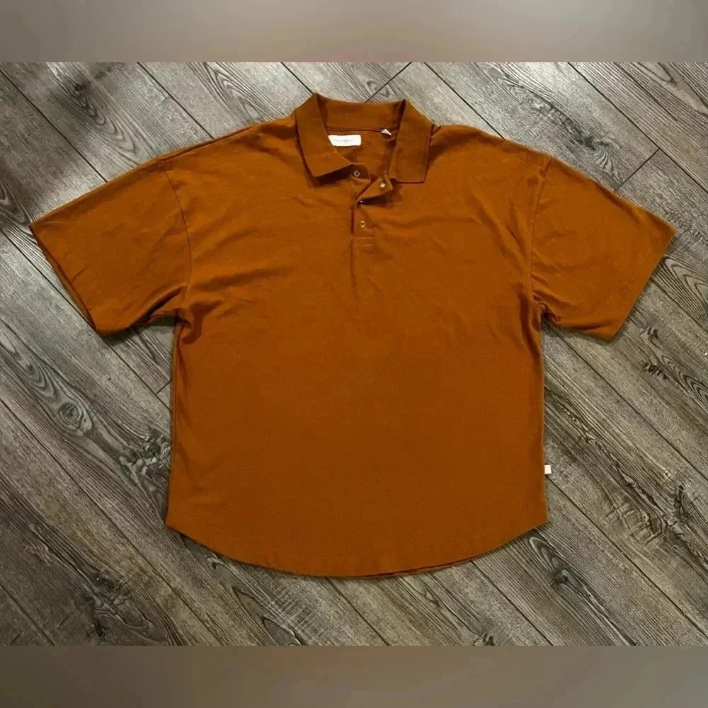 Standard/cloth mens medium short pumpkin/brown